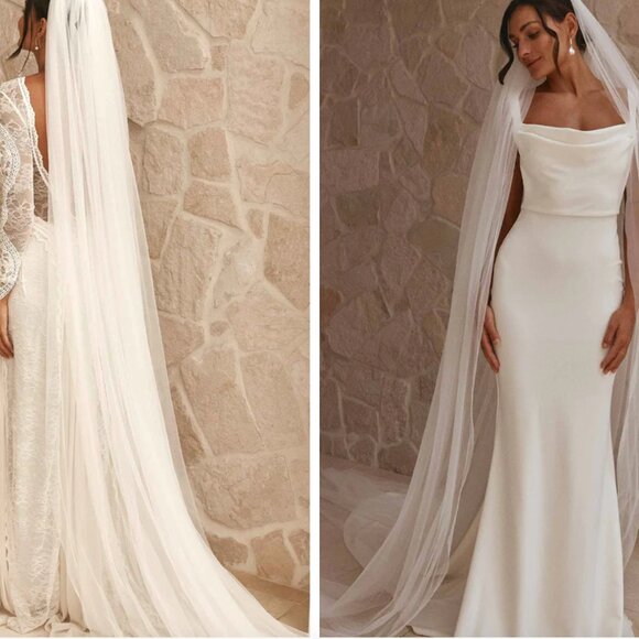 Grace Loves Lace Accessories - Grace Loves Lace White Bridal Veil - Grace Veil